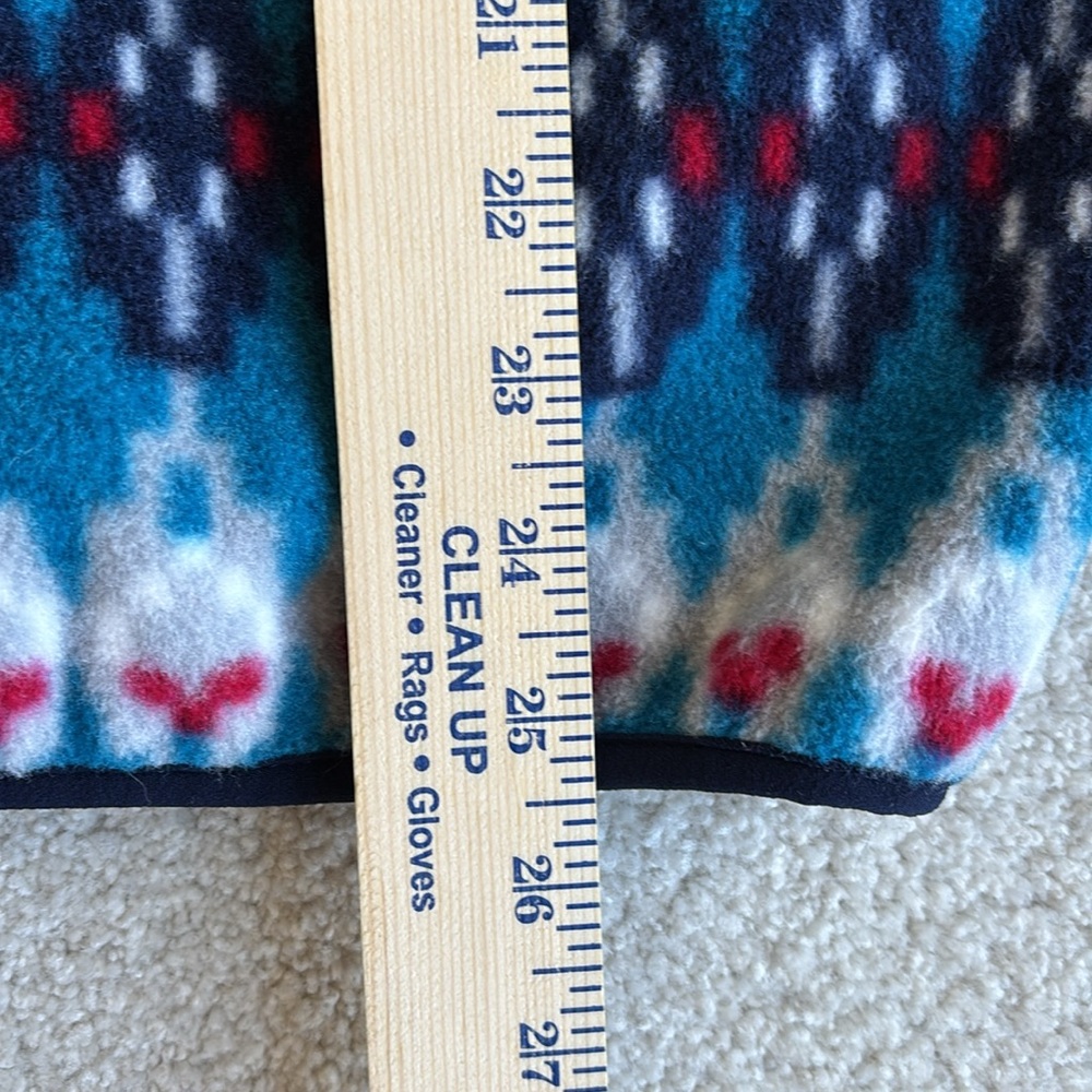 Rare Patagonia Synchilla 1/4 Snap-T Fleece Sweater Aztec Blue 25450 Men Size XS - Picture 11 of 12
